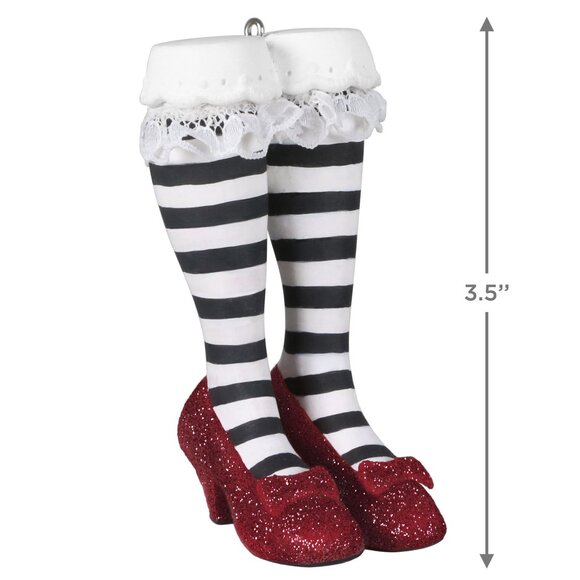 New! Wizard of Oz Ruby Slippers Hallmark Keepsake Christmas Ornament 2021 Witch - Picture 3 of 5
